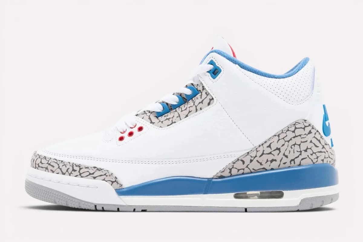 Grade School Air Jordan 3 "True Blue" - SKU DM0967-104