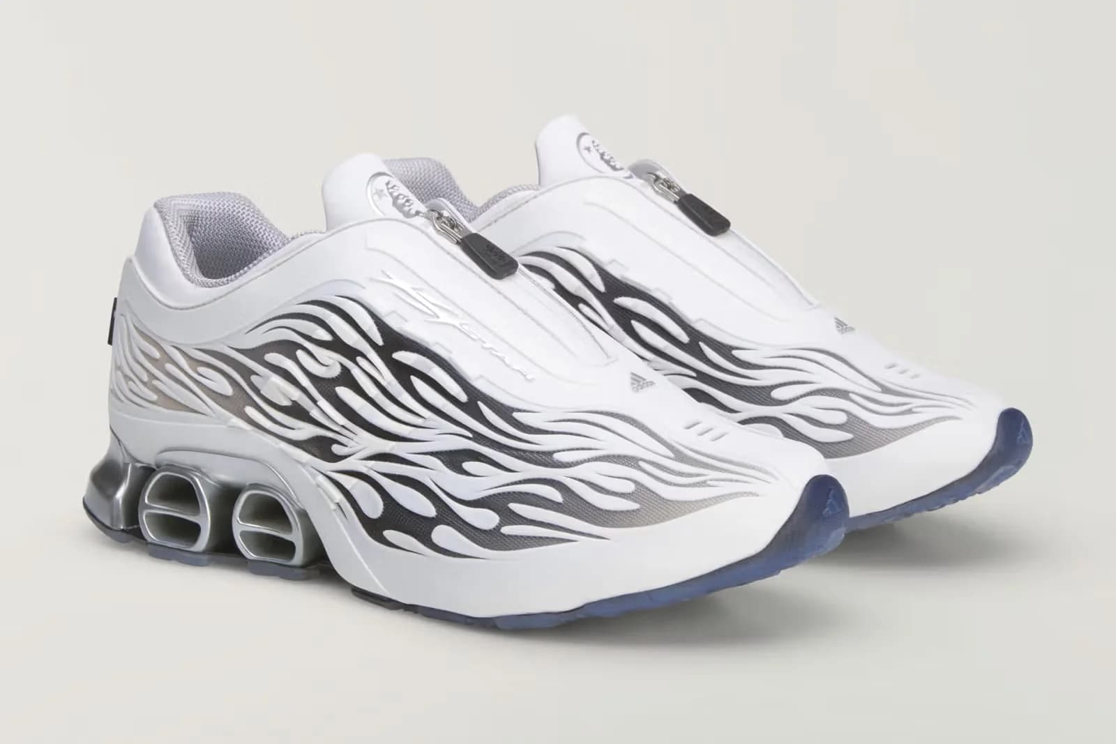 Hellstar x adidas Megaride S2 "White Black Silver" - SKU KH8086