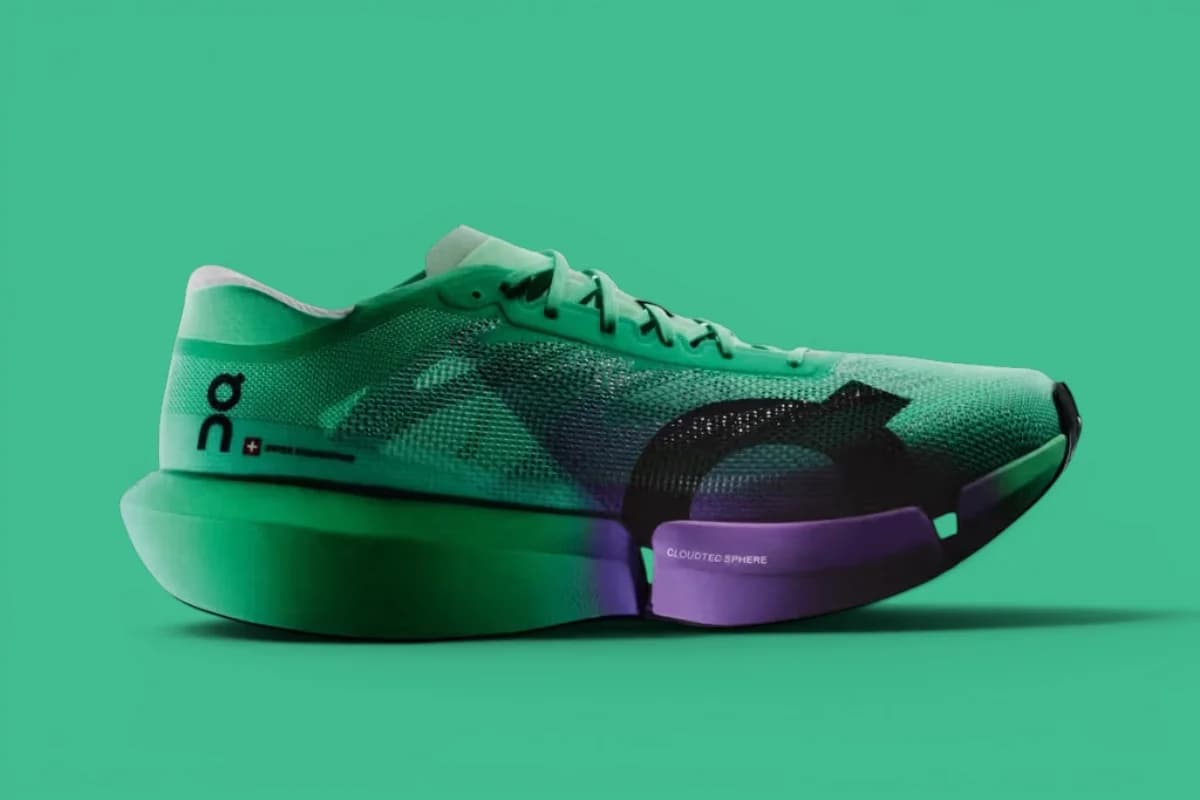 On Cloudboom Strike 2 "Green Purple"