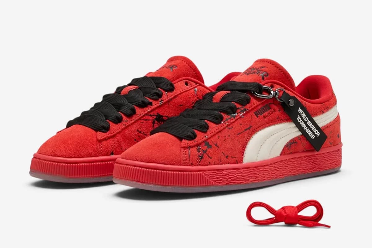 Street Fighter x Puma Suede "Ken Masters" - SKU 410646-01