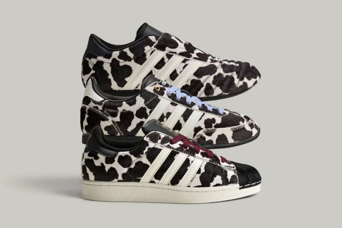 adidas Brings Cow Print to the Japan, Superstar, and Taekwondo