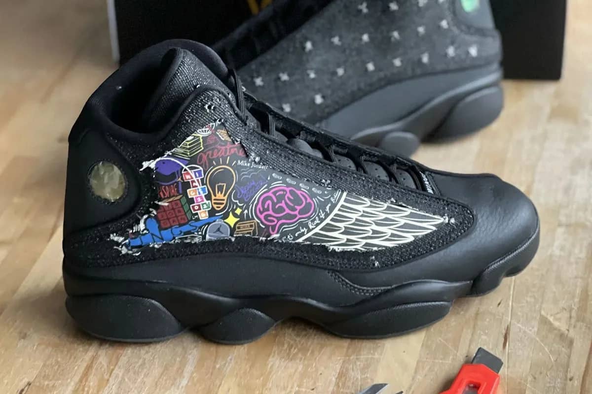 Air Jordan 13 "Wings": Denim Steps In For Leather