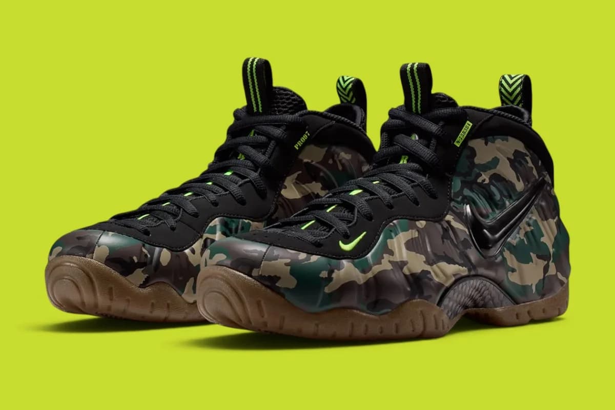 Nike Air Foamposite Pro "Green Camo" Returns After Over a Decade