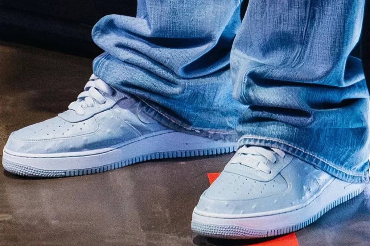 Travis Scott Returns With The Nike Air Force 1 Low in Ice Blue