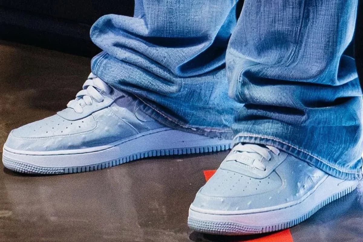 Travis Scott Returns With The Nike Air Force 1 Low in Ice Blue