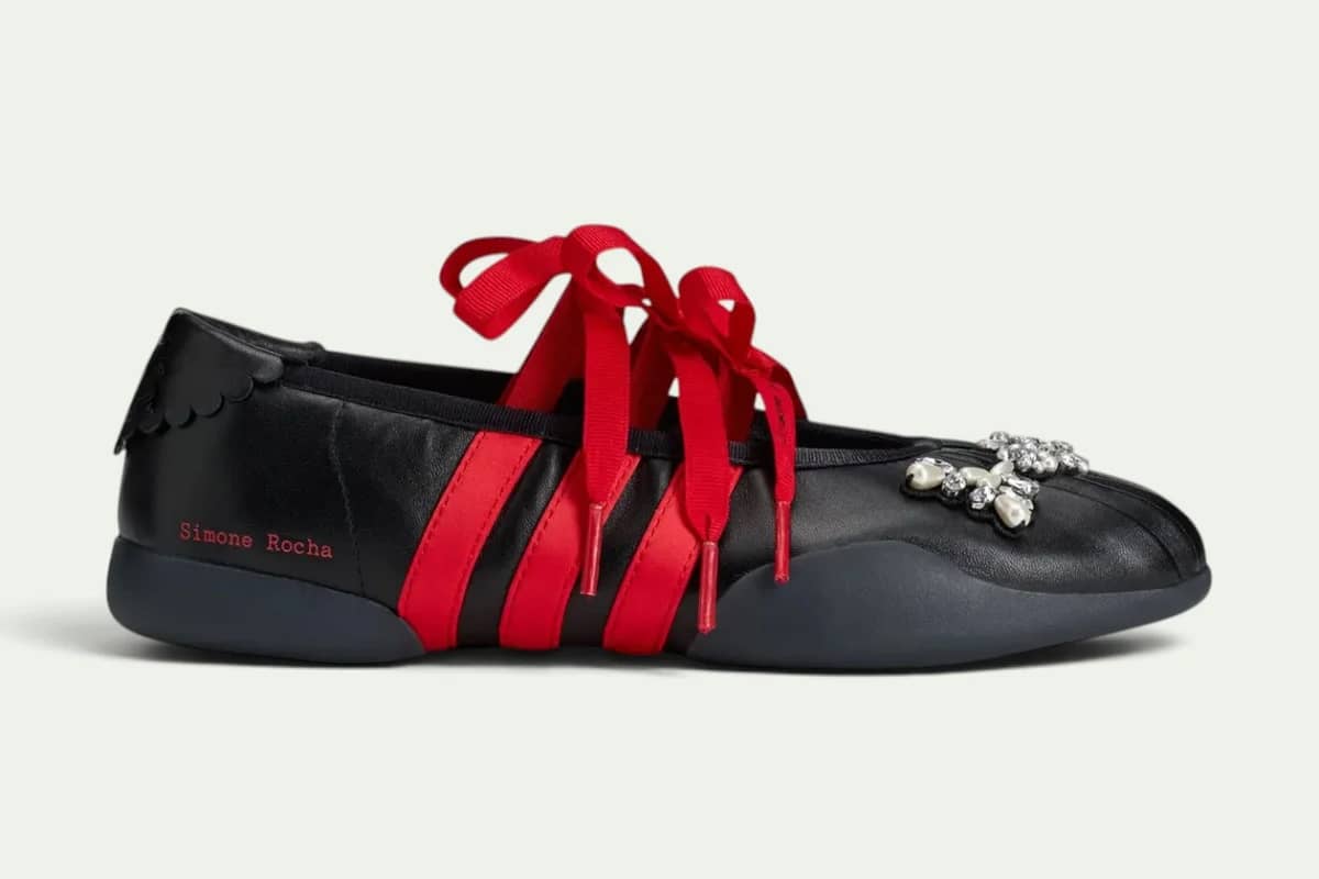 adidas Originals x Simone Rocha Taekwondo Ballerina "Core Black" - SKU KJ5248