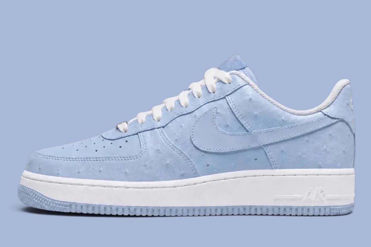 Travis Scott x Nike Air Force 1 Low "Ice Blue" - SKU JF7727-400